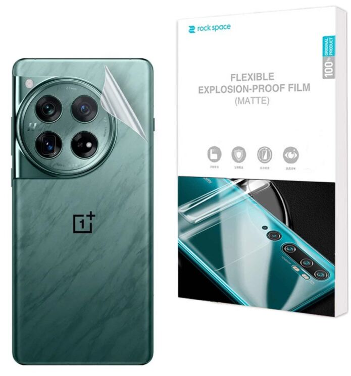 Антибликовая пленка на заднюю панель RockSpace Explosion-Proof Matte для OnePlus 12: фото 1 из 9