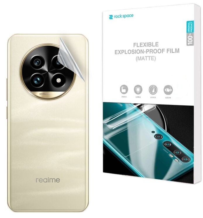 Антиблікова плівка на задню панель RockSpace Explosion-Proof Matte для Realme 13 Pro Plus: фото 1 з 9