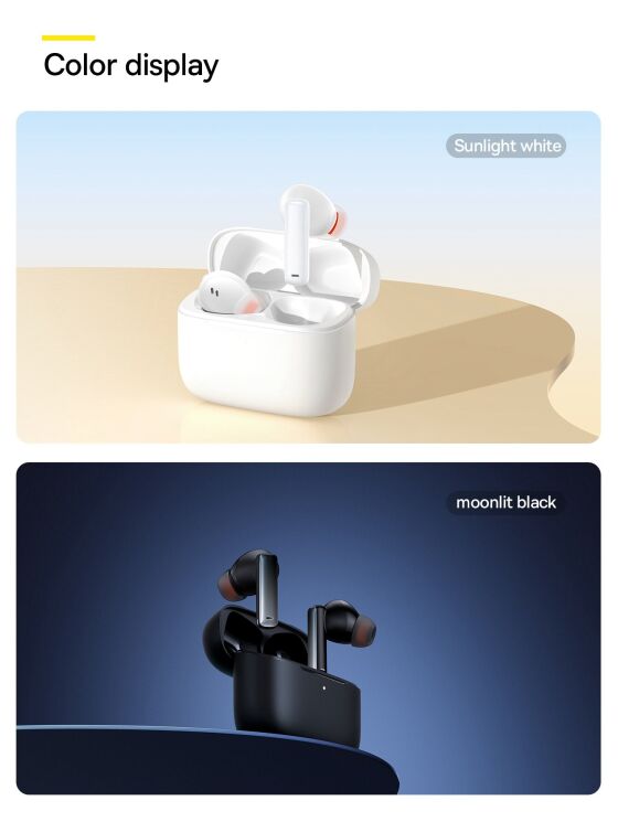 Беспроводные наушники Baseus Bowie M2 True Wireless Earphones (NGTW140002) - White: фото 26 из 31