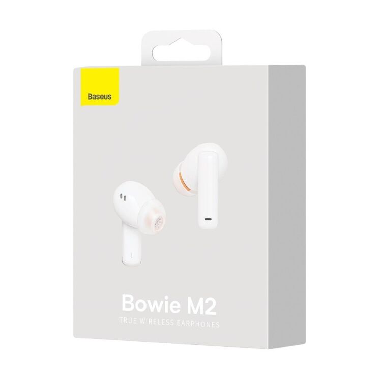 Беспроводные наушники Baseus Bowie M2 True Wireless Earphones (NGTW140002) - White: фото 6 из 31