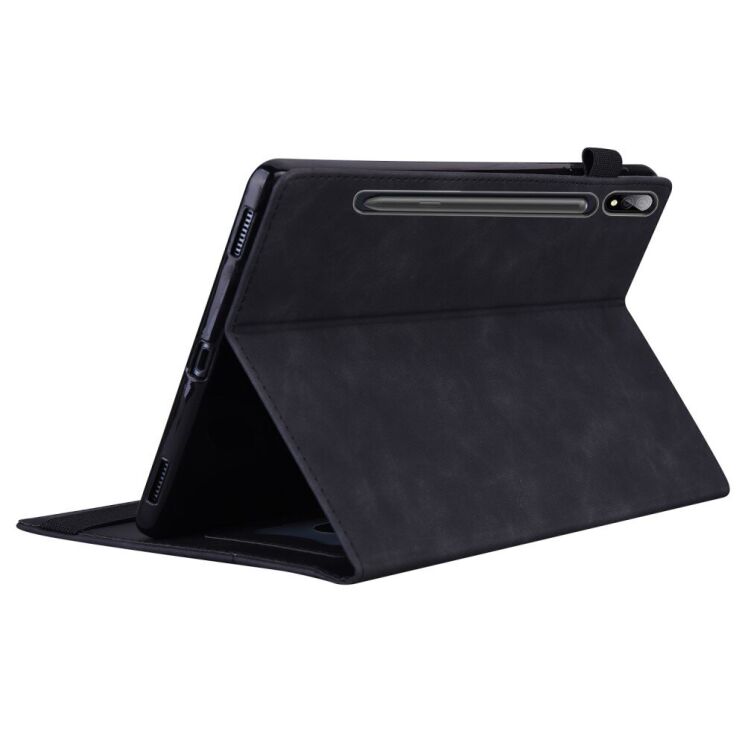 Чехол Deexe Business Style для Samsung Galaxy Tab S9 Ultra (X910/916) - Black: фото 4 из 8