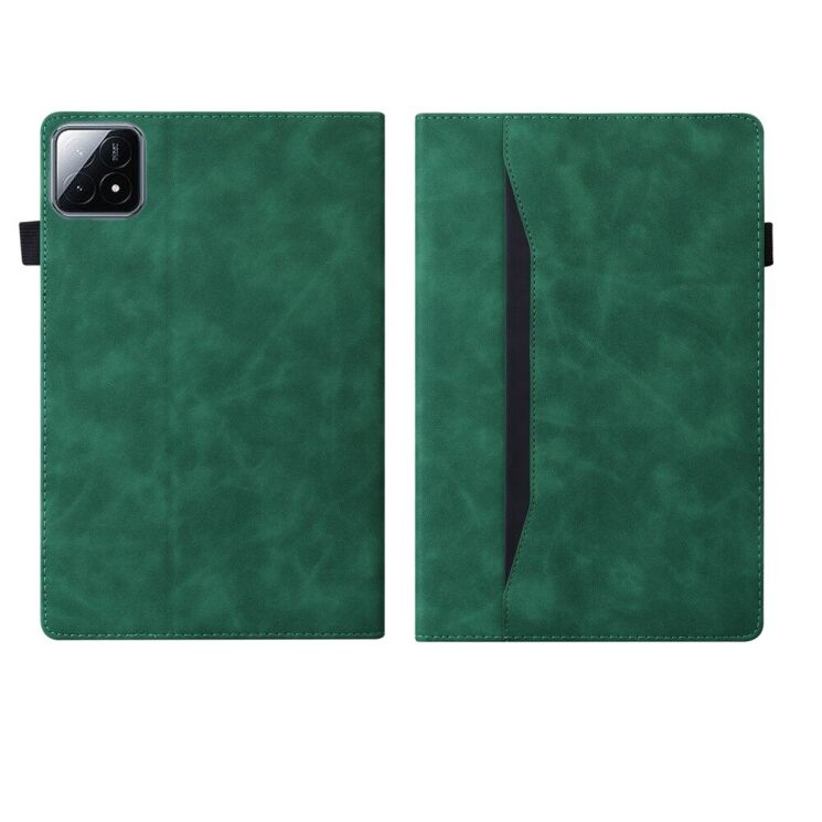 Чохол Deexe Business Style для Xiaomi Pad 6S Pro 12.4 - Green: фото 6 з 10