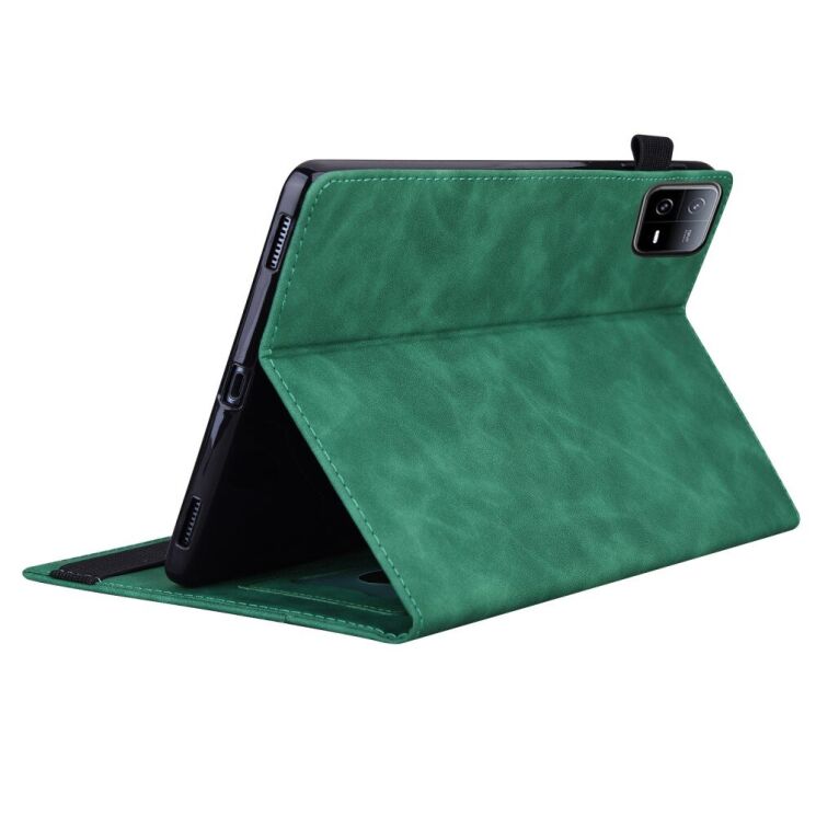Чохол Deexe Business Style для Xiaomi Pad 6S Pro 12.4 - Green: фото 3 з 10