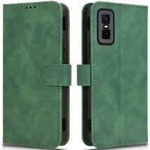 Чехол Deexe Classic Wallet для Infinix GT 30 Pro - Green: фото 1 из 7