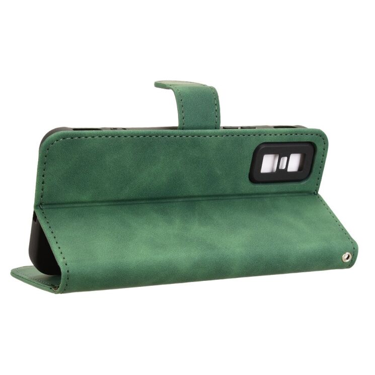 Чехол Deexe Classic Wallet для Infinix GT 30 Pro - Green: фото 3 из 7