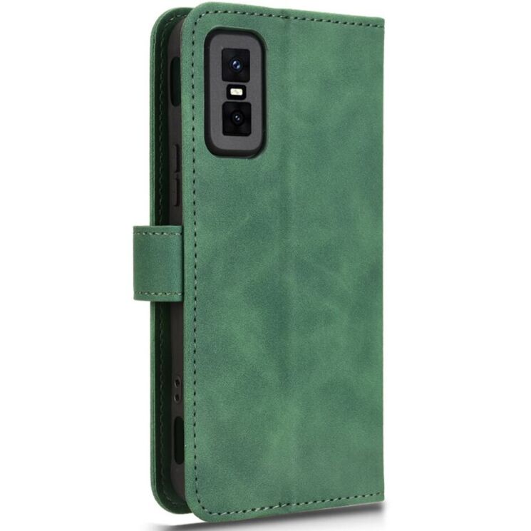 Чехол Deexe Classic Wallet для Infinix GT 30 Pro - Green: фото 6 из 7