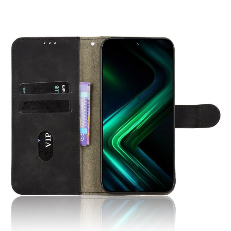 Чехол Deexe Classic Wallet для Infinix GT 50 Pro - Black: фото 2 из 7
