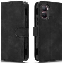 Чехол Deexe Classic Wallet для Infinix GT 50 Pro - Black: фото 1 из 7