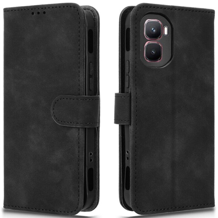 Чехол Deexe Classic Wallet для Infinix GT 50 Pro - Black: фото 1 из 7