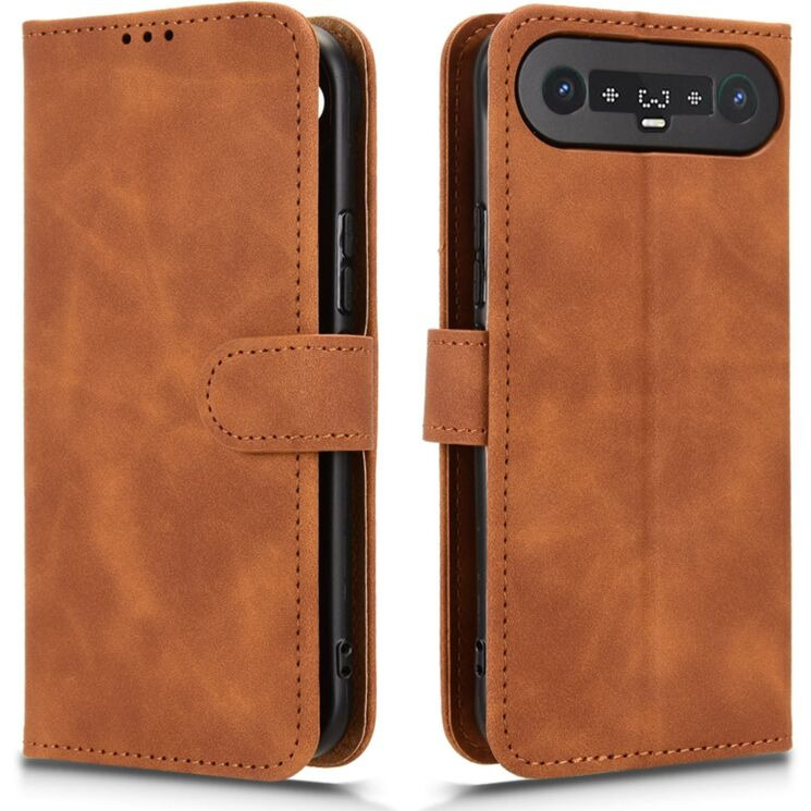 Чехол Deexe Classic Wallet для TECNO Camon Slim - Brown (433001Z) Чехол Deexe Classic Wallet для TECNO Camon Slim - Brown: фото 1 из 4