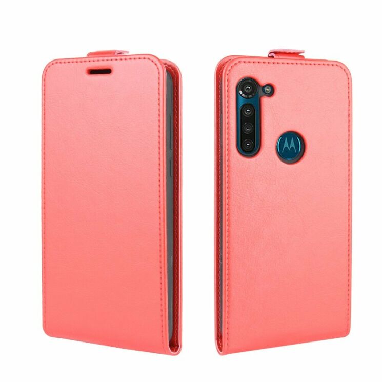 Чехол Deexe Flip Case для Motorola Moto G8 Power - Red: фото 2 из 9