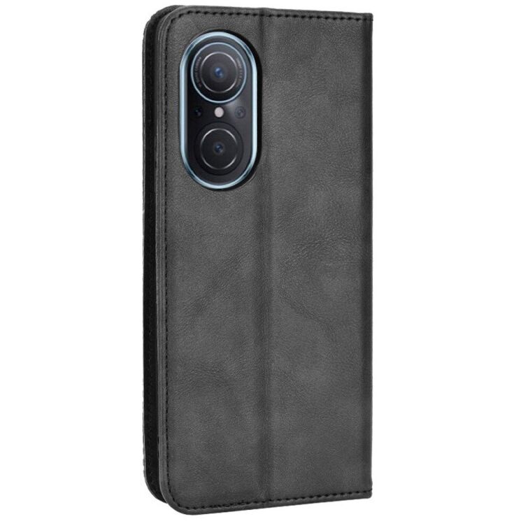 Чехол-книжка Deexe Retro Style для Huawei Nova 9 SE - Black: фото 3 из 6