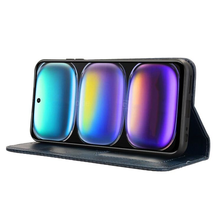 Чехол Deexe Retro Style для Infinix Hot 50 - Blue: фото 3 из 8