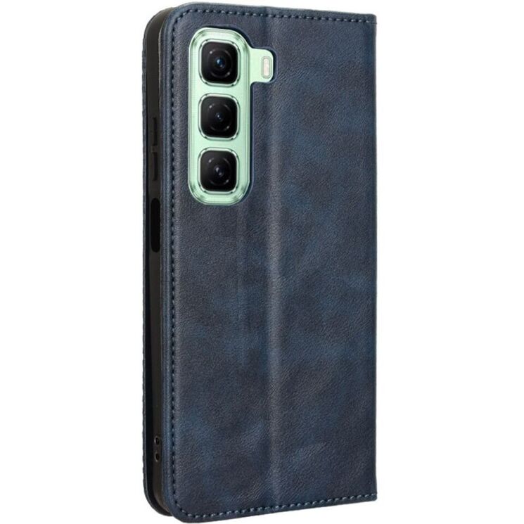 Чехол Deexe Retro Style для Infinix Hot 50 - Blue: фото 6 из 8
