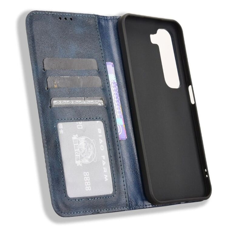 Чехол Deexe Retro Style для Infinix Hot 50 - Blue: фото 4 из 8