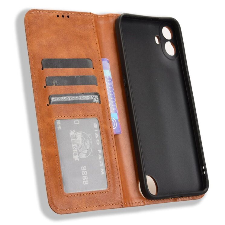 Чехол Deexe Retro Style для Nothing CMF Phone 1 - Brown: фото 4 из 7