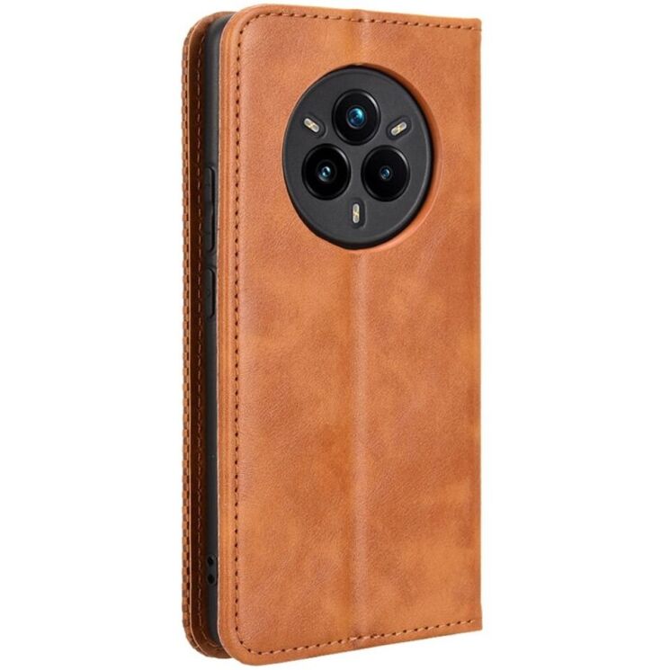 Чехол Deexe Retro Style для Realme 14 Pro Plus - Brown: фото 6 из 7