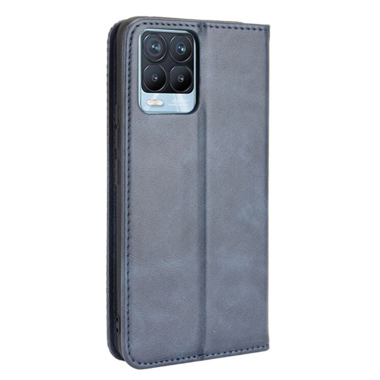 Чохол Deexe Retro Style для Realme 8 / 8 Pro - Blue: фото 4 з 9
