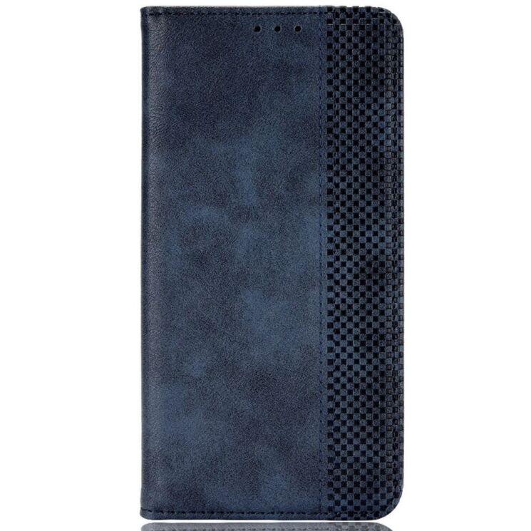 Чехол Deexe Retro Style для Xiaomi Poco F6 - Blue: фото 5 из 7