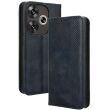Чехол Deexe Retro Style для Xiaomi Poco F6 - Blue (355002L)