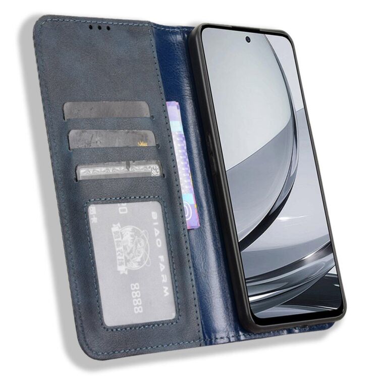 Чехол Deexe Retro Style для ZTE Nubia Focus Pro - Blue: фото 2 из 8