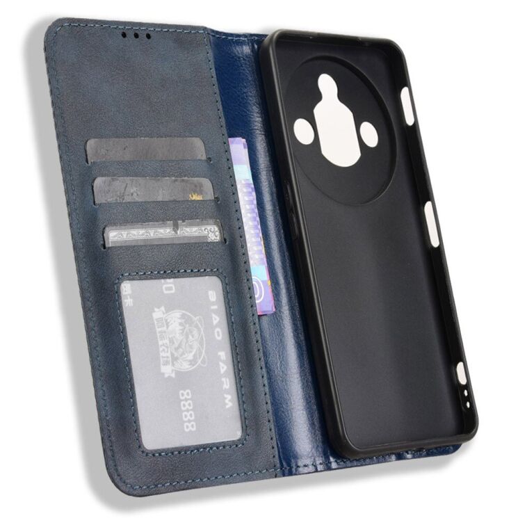 Чехол Deexe Retro Style для ZTE Nubia Focus Pro - Blue: фото 4 из 8