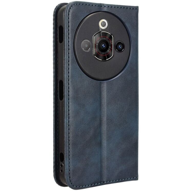 Чехол Deexe Retro Style для ZTE Nubia Focus Pro - Blue: фото 6 из 8