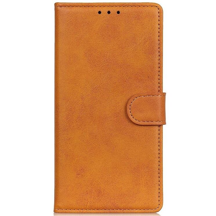 Чехол Deexe Retro Wallet для VIVO Y02 - Brown: фото 2 из 8