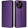 Чехол Deexe Rhombus Book для Blackview Shark 8 / Oscal Tiger 12 - Purple (378104V)
