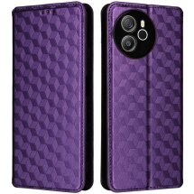 Чохол Deexe Rhombus Book для Blackview Shark 8 / Oscal Tiger 12 - Purple: фото 1 з 6