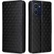 Чехол Deexe Rhombus Book для HMD Pulse / Pulse Pro / Pulse Plus - Black (354521B). Фото 1 из 9