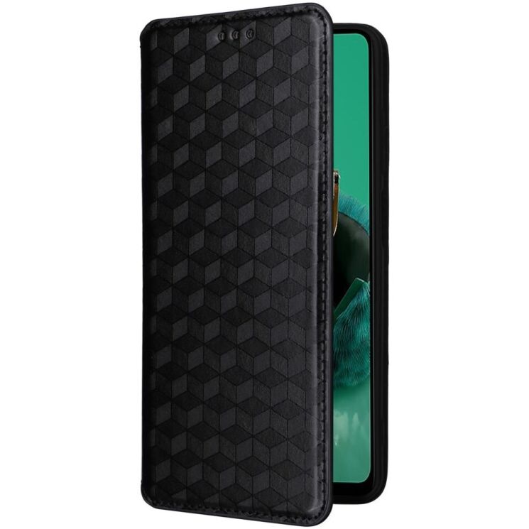 Чехол Deexe Rhombus Book для HMD Pulse / Pulse Pro / Pulse Plus - Black: фото 6 из 9