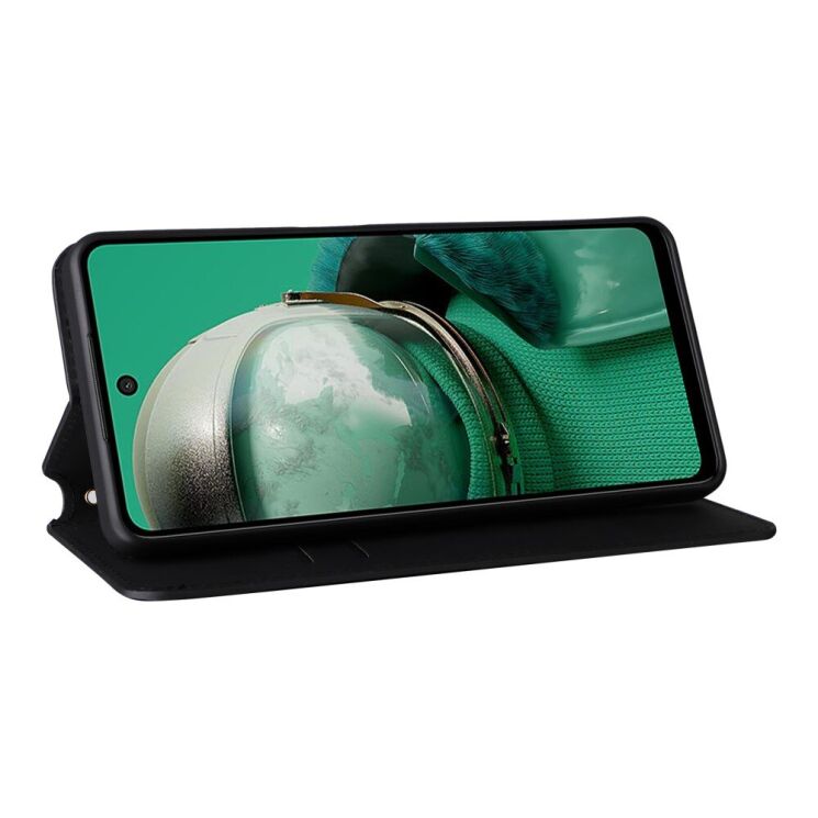 Чехол Deexe Rhombus Book для HMD Pulse / Pulse Pro / Pulse Plus - Black: фото 3 из 9