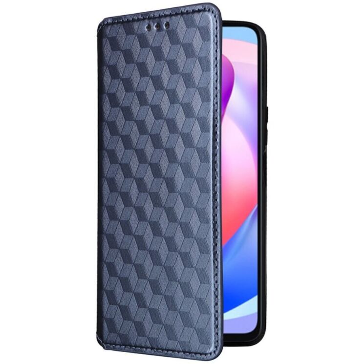 Чохол Deexe Rhombus Book для Honor X6a - Blue: фото 5 з 6