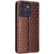 Чохол Deexe Rhombus Book для Motorola Edge 70 - Brown (402107Z). Фото 8 з 10