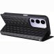 Чохол Deexe Rhombus Book для Realme C100i - Black (412505B). Фото 4 з 7