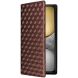 Чехол Deexe Rhombus Book для Realme C75 - Brown (374321Z). Фото 6 из 10