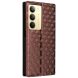 Чехол Deexe Rhombus Book для Realme C75 - Brown (374321Z). Фото 8 из 10