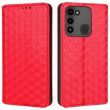Чехол Deexe Rhombus Book для Tecno Spark Go 2022 (KG5m) / Spark 8C (KG5k) - Red (310801R)