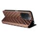 Чохол Deexe Rhombus Book для Xiaomi Poco C95 Pro - Brown (429201Z). Фото 5 з 7