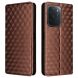 Чохол Deexe Rhombus Book для Xiaomi Poco C95 Pro - Brown (429201Z). Фото 1 з 7