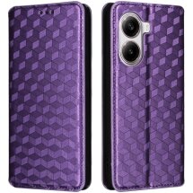 Чохол Deexe Rhombus Book для Xiaomi Poco X7 Pro - Purple: фото 1 з 6