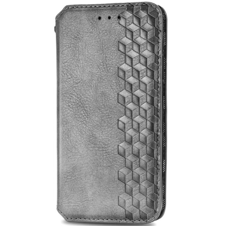 Чехол Deexe Rhombus Book для Xiaomi Redmi 13 - Grey: фото 4 из 9