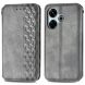 Чехол Deexe Rhombus Book для Xiaomi Redmi 13 - Grey (358902H). Фото 1 из 9