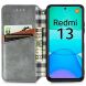 Чехол Deexe Rhombus Book для Xiaomi Redmi 13 - Grey (358902H). Фото 2 из 9