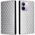 Чохол Deexe Rhombus Book для Xiaomi Redmi Note 17 Pro - Silver: фото 1 з 7