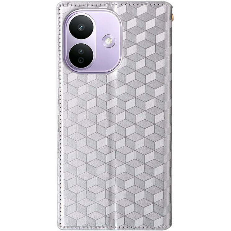 Чехол Deexe Rhombus Book для Xiaomi Redmi Note 17 Pro - Silver (429522S) Чехол Deexe Rhombus Book для Xiaomi Redmi Note 17 Pro - Silver: фото 7 из 7
