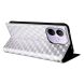 Чехол Deexe Rhombus Book для Xiaomi Redmi Note 17 Pro - Silver (429522S). Фото 5 из 7