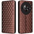 Чехол Deexe Rhombus Book для ZTE Nubia Focus - Brown (361519Z)
