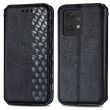Чохол Deexe Rhombus Wallet для Motorola Edge 40 Neo - Black (340036B)